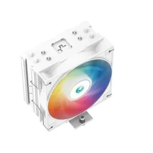 DeepCool CPU Cooler AG400 White - Addressable RGB - LGA1700/AM5