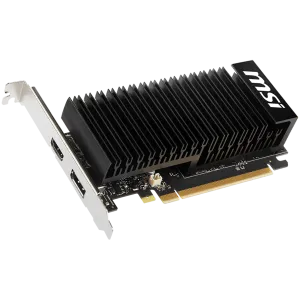 MSI Video Card Nvidia GeForce GT 1030 4GHD4 LP OC, 4GB DDR4, 64-bit, 2100MHz Memory Speed, 1430MHz Boost, 384 CUDA Cores, 1x DisplayPort 1.4a, HDMI 2.1, 300W Recommended PSU, 3Y