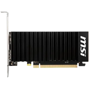 MSI Video Card Nvidia GeForce GT 1030 4GHD4 LP OC, 4GB DDR4, 64-bit, 2100MHz Memory Speed, 1430MHz Boost, 384 CUDA Cores, 1x DisplayPort 1.4a, HDMI 2.1, 300W Recommended PSU, 3Y