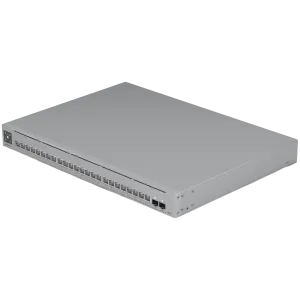 Comutator Ubiquiti 24 porturi, Layer 3 Etherlighting cu 2,5 GbE, 8 porturi 2,5 GbE RJ45, 16 porturi GbE RJ45, 2 porturi 10G SFP+