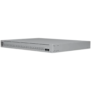 Comutator Ubiquiti 24 porturi, Layer 3 Etherlighting cu 2,5 GbE, 8 porturi 2,5 GbE RJ45, 16 porturi GbE RJ45, 2 porturi 10G SFP+