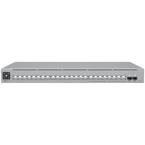 Comutator Ubiquiti 24 porturi, Layer 3 Etherlighting cu 2,5 GbE, 8 porturi 2,5 GbE RJ45, 16 porturi GbE RJ45, 2 porturi 10G SFP+