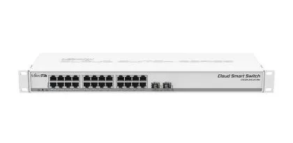 Switch Cloud Smart Mikrotik CSS326-24G-2S+RM, 24 x Gigabit Ethernet ports, 2x SFP+ cages, 1U rackmount