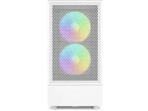 Case NZXT H5 Flow RGB Matte White, Mid-Tower