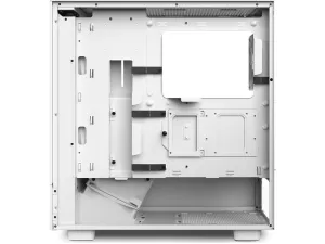 Case NZXT H5 Flow RGB Matte White, Mid-Tower