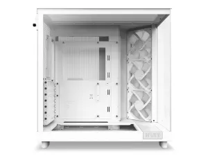 Case NZXT H6 Flow RGB Matte White - Middle Tower