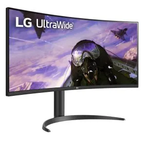 Monitor LG 34WP65CP-B, 34" UltraWide AG, Curved VA, 5ms, 1ms MBR, CR 3000:1, 300 cd/m2, 21:9, QHD 3440x1440, HDR10, AMD FreeSync, sRGB 99%, 160Hz, HDMI, DisplayPort , Speaker Maxx Audio 7Wx2, Tilt, Height Adjustable, Headphone Out, Black