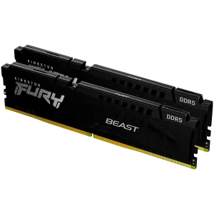 Kingston DRAM 16GB 5200MT/s DDR5 CL36 DIMM (Kit of 2) FURY Beast Black EXPO