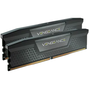 Corsair DDR5, 5200MT/s 32GB 2x16GB DIMM, Unbuffered, 40-40-40-77, Std PMIC, AMD EXPO, VENGEANCE DDR5 Cool Grey Heatspreader, Black PCB, 1.25V