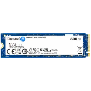 Kingston SSD 500GB NV3 M.2 2280 PCIe 4.0 NVMe SSD, EAN: 740617344806