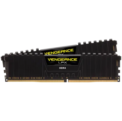 Corsair DDR4, 3600MHz 32GB 2x16GB DIMM, Unbuffered, 18-22-22-42, XMP 2.0 Vengeance LPX Black, 1.35V