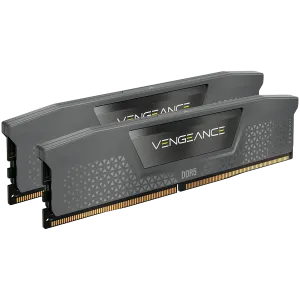 Corsair DDR5, 5600MT/s 32GB 2x16GB DIMM, fără tampon, 40-40-40-77, PMIC standard, XMP 3.0, difuzor de căldură VENGEANCE DDR5 negru, PCB negru, 1,25 V