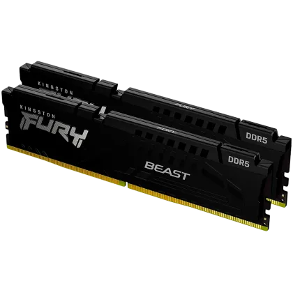 Kingston 32GB 5600MT/s DDR5 CL40 DIMM (Kit of 2) FURY Beast Black XMP, EAN: 740617325706