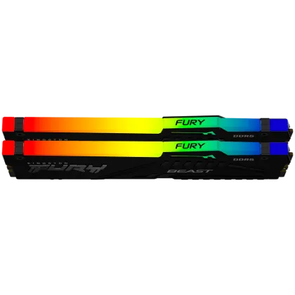 Kingston 64 GB 6000 MT/s DDR5 CL30 DIMM (Kit de 2) FURY Beast RGB EXPO, EAN: 740617342819