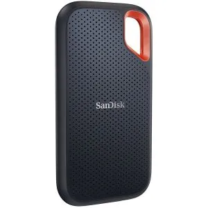 SSD portabil SanDisk Extreme 4TB - viteze de citire de până la 1050 MB/s și scriere de 1000 MB/s, USB 3.2 Gen 2, protecție împotriva căderilor de 2 metri și rezistență IP55, EAN: 619659184704