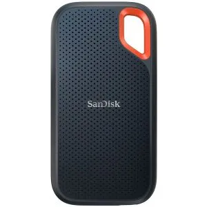 SSD portabil SanDisk Extreme 4TB - viteze de citire de până la 1050 MB/s și scriere de 1000 MB/s, USB 3.2 Gen 2, protecție împotriva căderilor de 2 metri și rezistență IP55, EAN: 619659184704