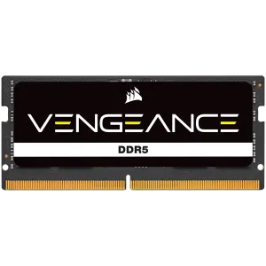 Corsair DDR5, 4800MT/s 16GB 1x16GB SODIMM, fără tampon, 40-40-40-77, PCB negru, PMIC standard, 1.1V, VENGEANCE DDR5 SODIM, EAN:0840006662235