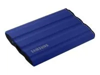 Hard disk Samsung portabil NVME SSD T7 Shield 2TB, USB 3.2 Gen2, rezistent, IP65, citire 1050 MB/s scriere 1000 MB/s, albastru