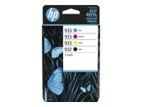 HP 5LB 932 Black 933 CMY Original Ink Cartridge 4-Pack
