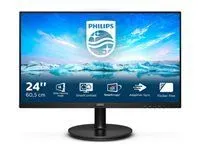Monitor Philips 242V8LA, 23.8" VA WLED, 1920x1080@75Hz, 4ms GtG, 250cd/m2, 3000:1, Mega Infinity DCR, Adaptive Sync, FlickerFree, Low Blue Mode, 2Wx2, Tilt, D-SUB, HDMI, DP
