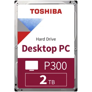 HDD desktop Toshiba P300 SMR (3,5" 2TB, 5400RPM, 128MB, NCQ, AF, SATAIII), vrac