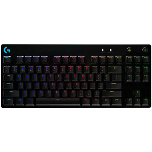 LOGITECH G PRO X TKL LIGHTSPEED Mechanical Gaming Keyboard - BLACK - US INT'L - TACTILE