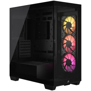 Corsair 3500X ARGB Tempered Glass Mid-Tower, Black