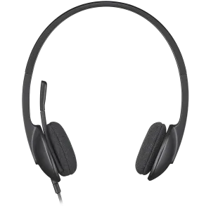 Căști cu fir LOGITECH H340 - NEGRU - USB