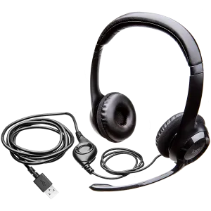 Căști cu fir LOGITECH H390 - NEGRU - USB