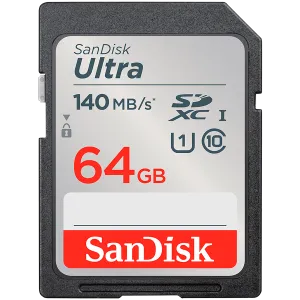 SanDisk Ultra 64GB SDXC Memory Card 140MB/s, EAN: 619659200176