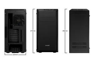 be quiet! Case ATX - Pure Base 600 Window Black
