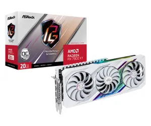 Graphic card ASROCK RX 7900 XT Phantom Gaming White OC 20GB GDDR6