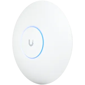 Ubiquiti U7-Pro-Max Ceiling-mounted WiFi 7 AP with 8 spatial streams, 6 GHz support, and a dedicated spectral scanning engine for interference-free WiFi in demanding, large-scale environments
