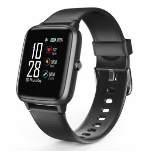 Ceas inteligent Hama Fit Watch 5910, 1.3", GPS, Frecvență cardiacă, Pedometru, Calorii, Rezistent la apă, Negru