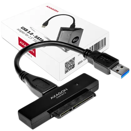 AXAGON ADSA-1S USB2.0 - SATA HDD External Adapter Incl. 2.5" Case