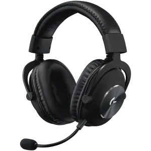 Căști pentru jocuri cu fir LOGITECH G PRO X - Microfon albastru - NEGRU - DAC USB