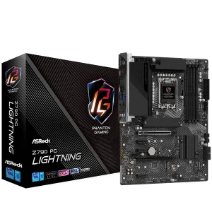 ASROCK MB Desktop Z790 PG Lightning (S1700, 4x DDR5, 1x PCIe 4.0 x16, 1x PCIe 5.0 x16, 3x PCIe 3.0 x1, 4x Hyper M.2, 4x SATA3 6.0Gb/s, RAID 0,, 2, 5x, 0, 1, 2 USB-C, 10x USB 3.2, 3x USB 2.0, 1x RJ-45 2.5GB, 1x HDMI, ATX