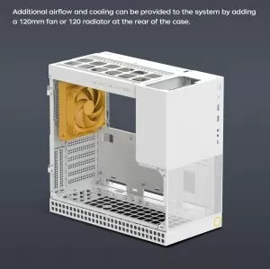 Geometric Future кутия Case EATX - Model 4 King Arthur White