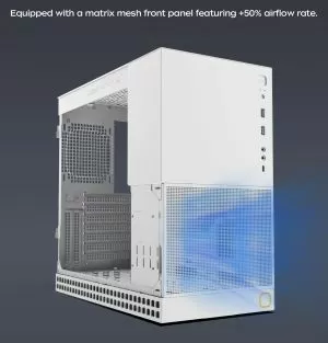 Geometric Future кутия Case EATX - Model 4 King Arthur White