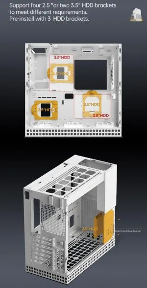 Geometric Future Case EATX - Model 4 King Arthur Black