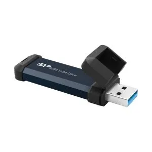 SSD extern Silicon Power MS60 Blue 250GB, USB-A 3.2 Gen2