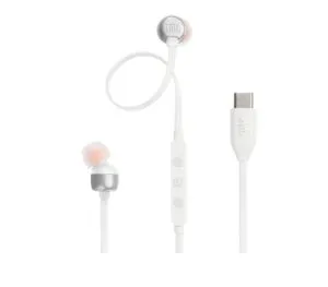 Căști JBL T310C WHT USB-C Căști intraauriculare