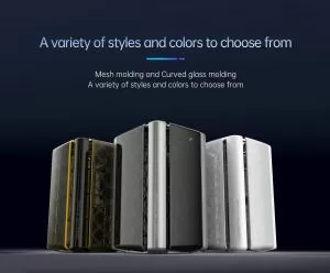 Cutie Geometric Future Case mATX - Model 2 THE ARK Mesh Black