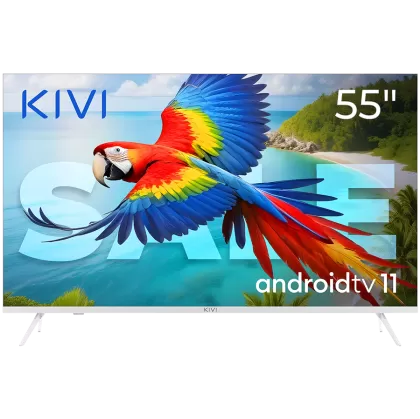 55', UHD, Android TV 11, alb, 3840x2160, 60 Hz, sunet 2x12W, 83 kWh/1000h , BT5.1, porturi HDMI 4, 24 luni