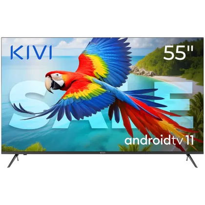 55', UHD, Android TV 11, Black, 3840x2160, 60 Hz, Sound 2x12W, 83 kWh/1000h , BT5.1, HDMI ports 4, 24 months