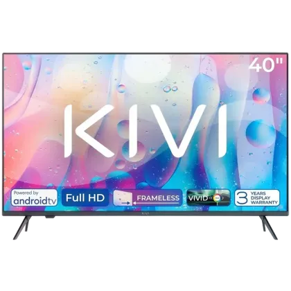 40", HD, Android TV 11, Black, 1920x1080, 60 Hz, AV1, Sound 2x8W, 37 kWh/1000h, Energy E, WiFi5G, BT5.1, 3xHDMI, 2xUSB, Blue Remote, 24 months