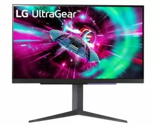 Monitor LG 27GR93U-B, 27", UltraGear IPS 1ms, AG, UHD 4K (3840x2160), 144Hz, HDR 400, 1000:1, 400cd/m2, DCI-P3 95%, USB3.0 (1up/2down), VRR , AMD Free-sync, NVIDIA G-Sync, HDMI, DisplayPort, înălțime reglabilă, pivotare, înclinare, ieșire căști, negru