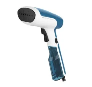 Iron Tefal DT6130E0, Access Steam first, blue&white, 1300W, up to 20g/min, 15min heat-up, 70ml water tank, fabric brush