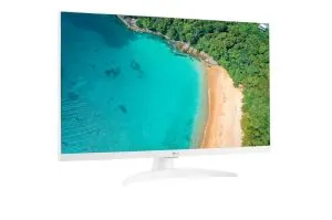 Monitor LG 27TQ615S-WZ, 27.0" IPS, Smart webOS, Tuner TV DVB-T2/C/S2, 1000:1, Mega DFC, 250cd, Full HD (1920 x 1080), Wi-Fi, LAN, AirPlay, HDMI, Slot CI, USB 2.0, Bluetooth, sunet AI, difuzoare,alb