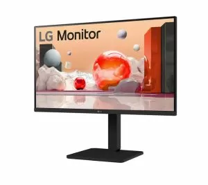 Monitor LG 27BA550-B, 27" IPS LED AG, 5ms GTG, 1300:1, 250cd/m2, Full HD 1920x1080, 100Hz, sRGB 99%, Hub USB, D-Sub, Display Port, HDMI, Modul Cititor 2Wx2, Boxe , înclinare, pivotare, înălțime reglabilă, pivotare, aplicație LG Switch, ieșire căști, negru